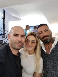 Antonio Sepe con Elena Morali