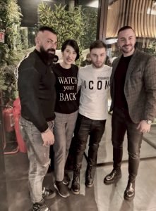 Marisa Kefeng e Marco Epifani con Patrizio Vaiano e Artem Tkachuk