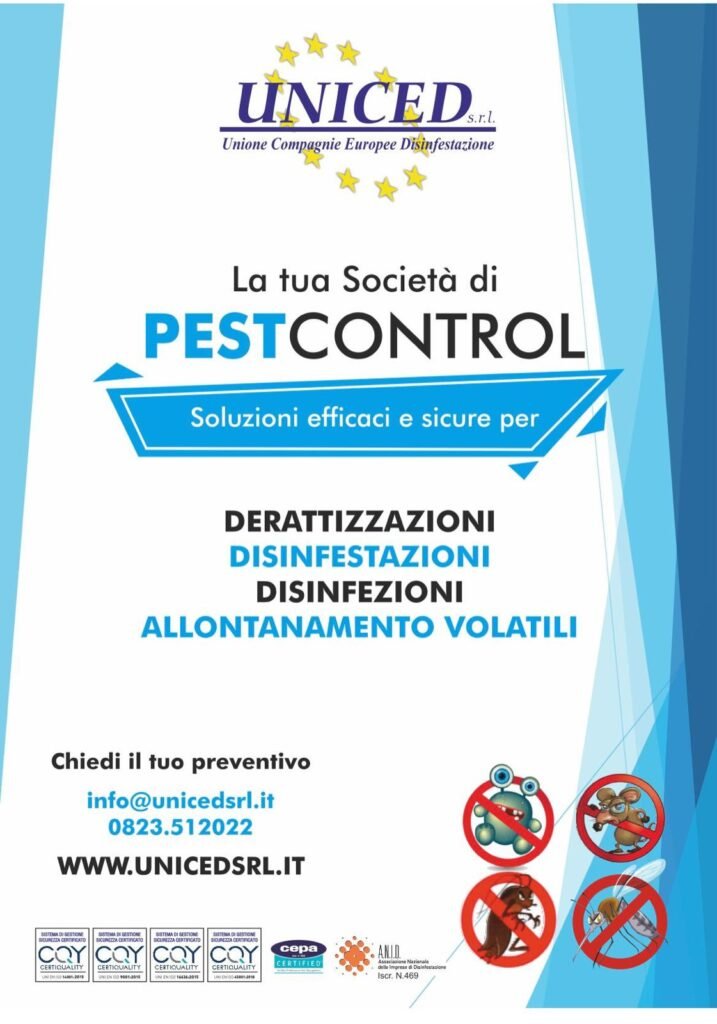 UNICED azienda leader nella disinfettazione