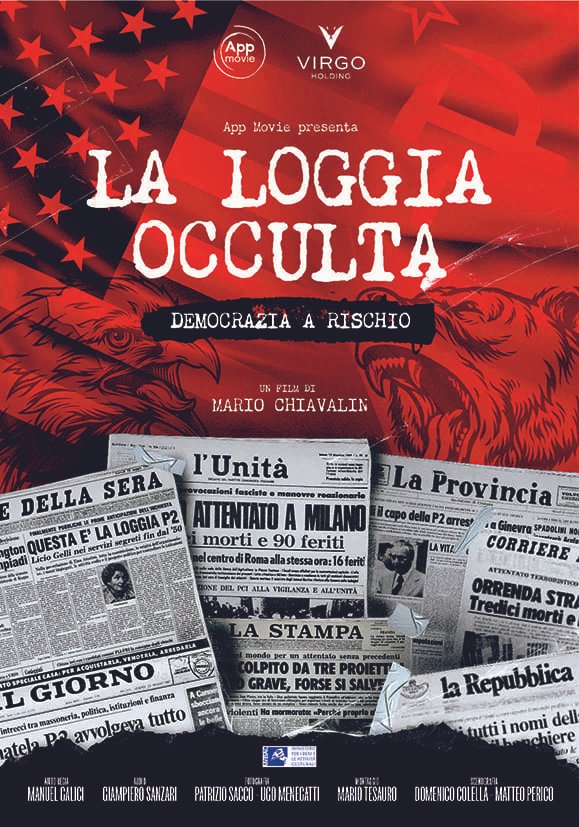 LOCANDINA LA LOGGIA OCCULTA con marchio