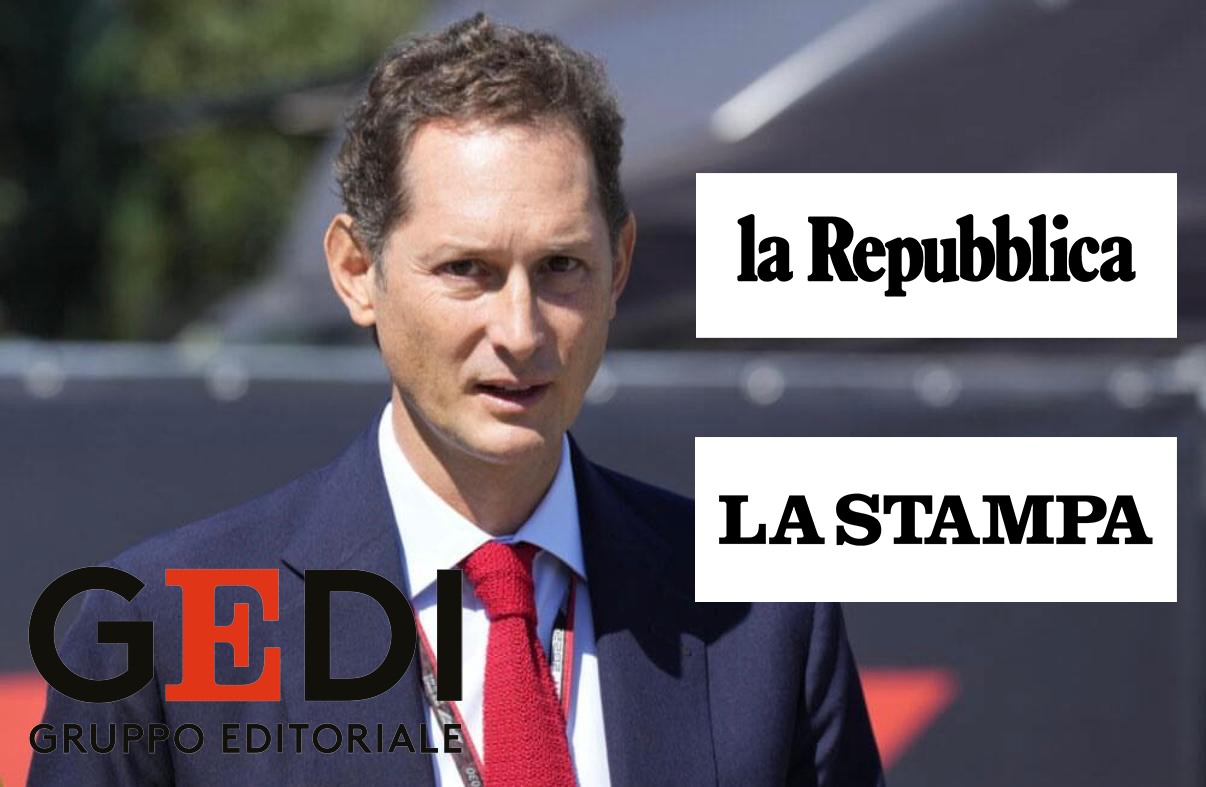 Gruppo Gedi - John Elkann PH IG