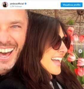Ambra Angiolini e Pico Cibelli ph IG