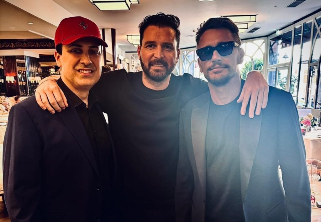 Andrea Iervolino e James Franco ph Press