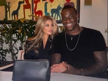 Balotelli e Angelica Moccia ph IG