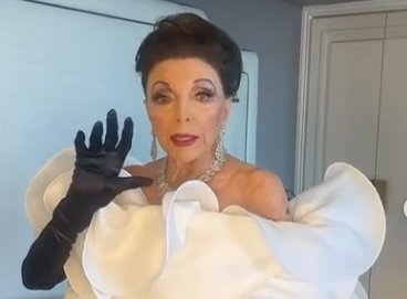 Joan Collins - festival di Cannes ph IG