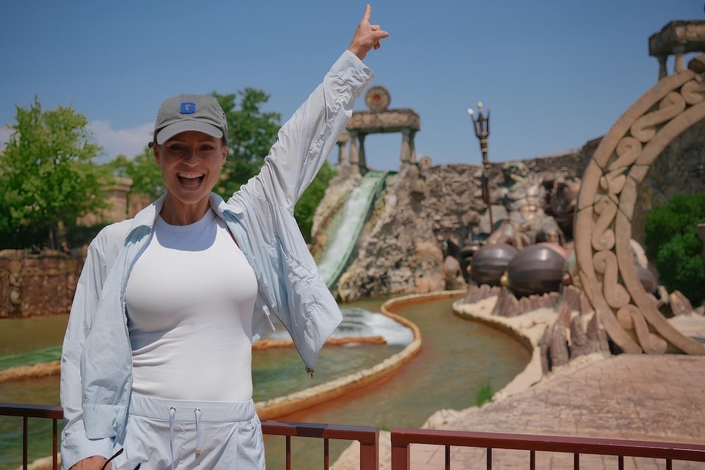 Michelle Hunziker a Gardaland Resort ph Press